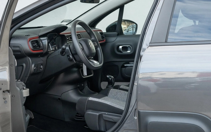 Citroen C3 cena 59900 przebieg: 74300, rok produkcji 2021 z Człopa małe 172
